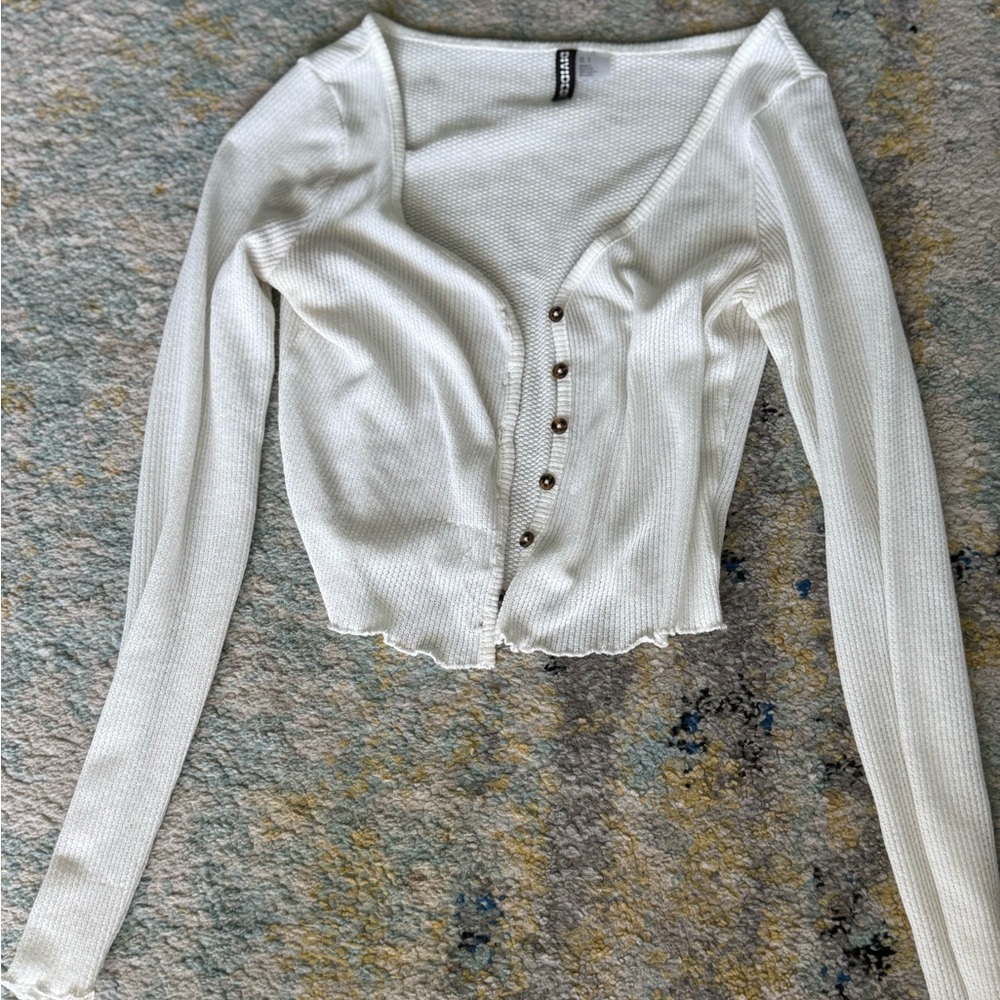H&M button down cardigan